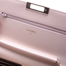 Load image into Gallery viewer, Chanel WOC Golden Class Quilted Caviar Shoulder Bag Beige
