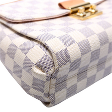 Load image into Gallery viewer, Louis Vuitton Croisette Damier Azur Coated Canvas Shoulder Bag White
