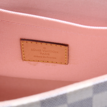 Load image into Gallery viewer, Louis Vuitton Croisette Damier Azur Coated Canvas Shoulder Bag White
