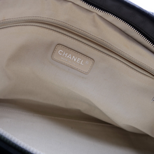 Load image into Gallery viewer, Chanel Double Contrast Stitch Goatskin Leather Large Tote Bag Black

