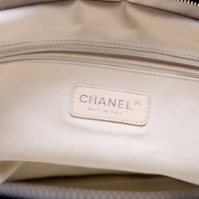 Load image into Gallery viewer, Chanel Double Contrast Stitch Goatskin Leather Large Tote Bag Black
