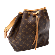Load image into Gallery viewer, Louis Vuitton Petit Noe Canvas Shoulder Bag Brown
