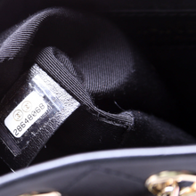 Load image into Gallery viewer, Chanel CC Mini Chain Stitched Calfskin Leather Bucket Bag Black
