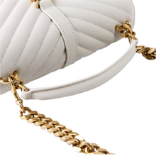 Load image into Gallery viewer, Yves Saint Laurent College Leather Medium Crossbody Bag Ivory
