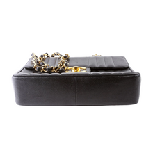 Load image into Gallery viewer, Chanel Flap Bag Vertical Quilted Caviar Jumbo Shoulder Bag Black
