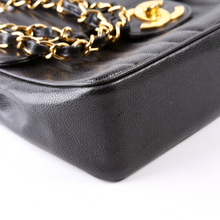 Load image into Gallery viewer, Chanel Flap Bag Vertical Quilted Caviar Jumbo Shoulder Bag Black
