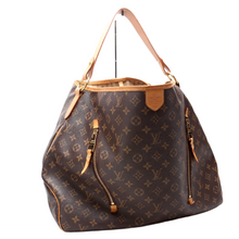 Load image into Gallery viewer, Louis Vuitton Delightful GM Canvas Tote Bag Brown
