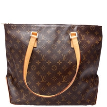 Load image into Gallery viewer, Louis Vuitton Cabas Mezzo Monogram Canvas Tote Bag Brown
