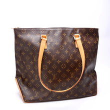 Load image into Gallery viewer, Louis Vuitton Cabas Mezzo Monogram Canvas Tote Bag Brown
