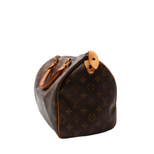 Load image into Gallery viewer, Louis Vuitton Speedy 30 Canvas Satchel Bag Brown
