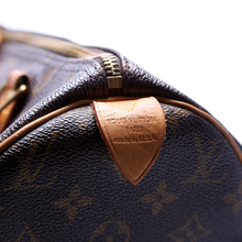Load image into Gallery viewer, Louis Vuitton Speedy 30 Canvas Satchel Bag Brown
