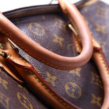 Load image into Gallery viewer, Louis Vuitton Speedy 30 Canvas Satchel Bag Brown
