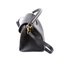 Load image into Gallery viewer, Louis Vuitton Double V Leather Shoulder Bag Black
