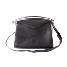 Load image into Gallery viewer, Louis Vuitton Double V Leather Shoulder Bag Black

