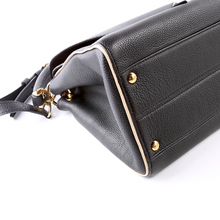 Load image into Gallery viewer, Louis Vuitton Double V Leather Shoulder Bag Black
