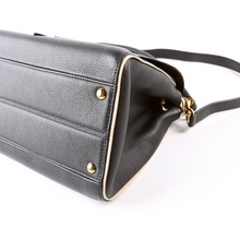 Load image into Gallery viewer, Louis Vuitton Double V Leather Shoulder Bag Black

