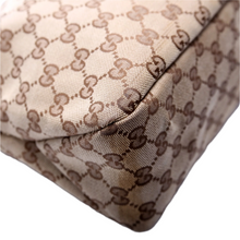 Load image into Gallery viewer, Gucci Horsebit GG Canvas Hobo Bag Brown
