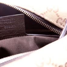 Load image into Gallery viewer, Gucci Horsebit GG Canvas Hobo Bag Brown
