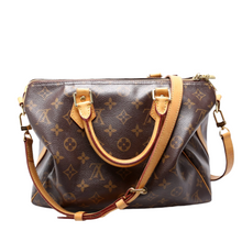 Load image into Gallery viewer, Louis Vuitton Speedy 30 Bandouliere Canvas Satchel Bag Brown
