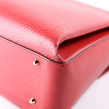 Load image into Gallery viewer, Gucci Interlocking GG Large Leather Shoulder Bag Red
