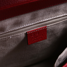 Load image into Gallery viewer, Gucci Interlocking GG Large Leather Shoulder Bag Red
