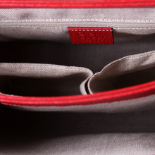 Load image into Gallery viewer, Gucci Interlocking GG Large Leather Shoulder Bag Red
