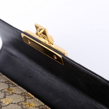 Load image into Gallery viewer, Gucci Padlock GG Supreme Bee Small Shoulder Bag Beige
