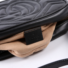 Load image into Gallery viewer, Gucci Marmont Leather Mini Camera Bag Black
