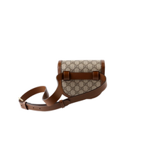 Load image into Gallery viewer, Gucci GG Supreme 1955 Horsebit Canvas Belt Bag Brown
