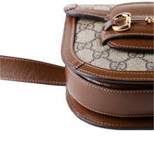 Load image into Gallery viewer, Gucci GG Supreme 1955 Horsebit Canvas Belt Bag Brown
