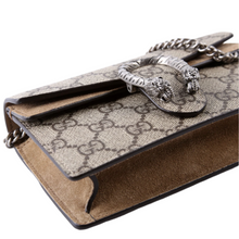 Load image into Gallery viewer, Gucci Dionysus GG Super Mini Canvas Crossbody Bag Tan
