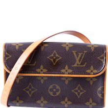 Load image into Gallery viewer, Louis Vuitton Monogram Coated Canvas Pochette Florentine Brown
