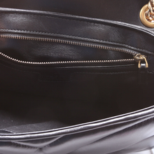 Load image into Gallery viewer, Gucci Marmont Double G Studs Leather Shoulder Bag Black
