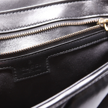 Load image into Gallery viewer, Gucci Marmont Double G Studs Leather Shoulder Bag Black
