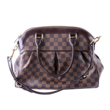 Load image into Gallery viewer, Louis Vuitton Trevi GM Damier Ebene Coated Canvas Shoulder Bag Brown
