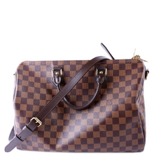 Load image into Gallery viewer, Louis Vuitton Speedy 35 Damier Ebene Coated Canvas Crossbody Bag Brown

