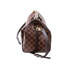 Load image into Gallery viewer, Louis Vuitton Speedy 35 Damier Ebene Coated Canvas Crossbody Bag Brown
