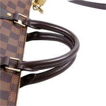 Load image into Gallery viewer, Louis Vuitton Speedy 35 Damier Ebene Coated Canvas Crossbody Bag Brown
