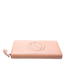 Load image into Gallery viewer, Gucci Soho Zip Around Leather Wallet Tan
