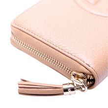Load image into Gallery viewer, Gucci Soho Zip Around Leather Wallet Tan
