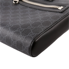 Load image into Gallery viewer, GG Supreme canvas pattern with black leather trim details
