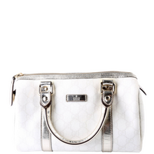 Load image into Gallery viewer, Gucci GG Supreme Coated Canvas Plus Joy Boston Bag White
