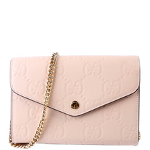 Load image into Gallery viewer, Gucci GG Leather Chain Wallet Tan
