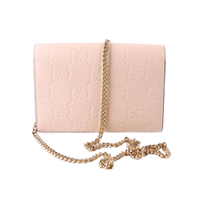 Load image into Gallery viewer, Gucci GG Leather Chain Wallet Tan
