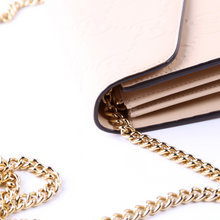 Load image into Gallery viewer, Gucci GG Leather Chain Wallet Tan
