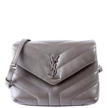 Load image into Gallery viewer, Yves Saint Laurent LouLou Satchel Toy Leather Crossbody Bag Grey
