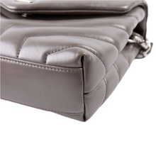 Load image into Gallery viewer, Yves Saint Laurent LouLou Satchel Toy Leather Crossbody Bag Grey
