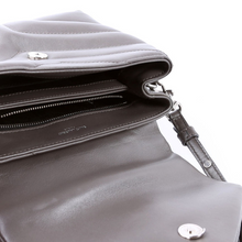 Load image into Gallery viewer, Yves Saint Laurent LouLou Satchel Toy Leather Crossbody Bag Grey
