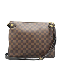 Load image into Gallery viewer, LOUIS VUITTON Duomo Damier Crossbody Bag Brown back side
