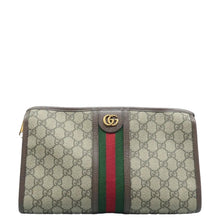 Load image into Gallery viewer, GUCCI Ophidia Coated Canvas GG Supreme Clutch Bag Multicolour
